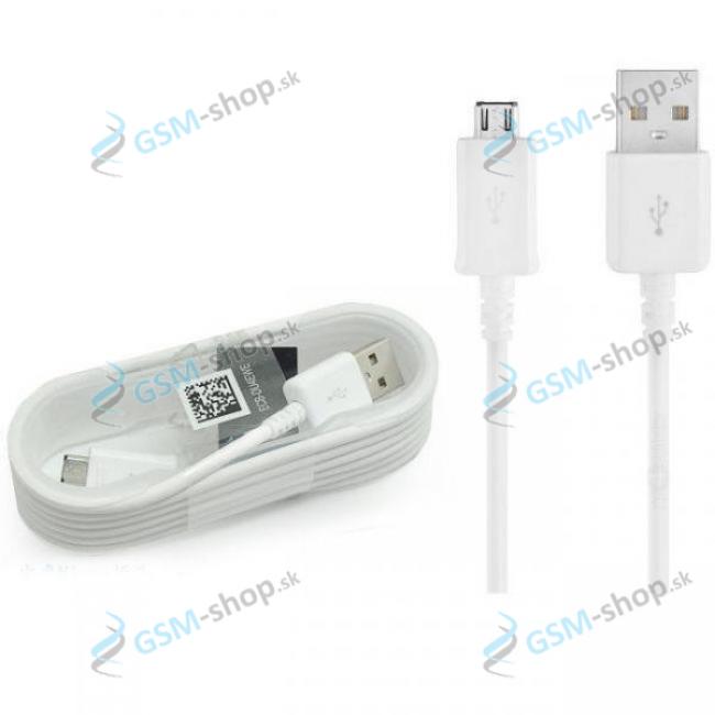 Datakbel Samsung microUSB Originl neblister biely 1,5m Fast Charge