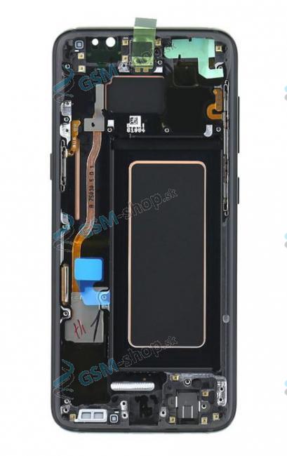 LCD displej Samsung Galaxy S8 (G950) a dotyk s krytom iernym Originl