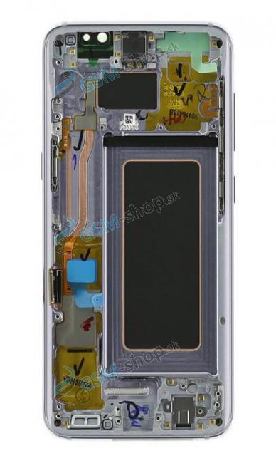 LCD displej Samsung Galaxy S8 (G950) a dotyk s krytom fialovým Originál