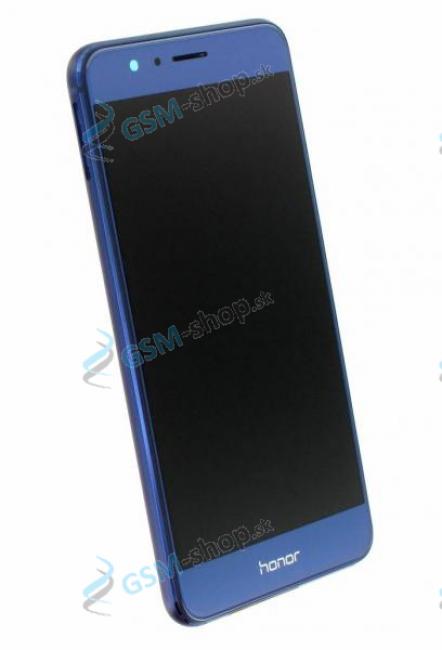 LCD displej Huawei Honor 8 a dotyk modrý s krytom Originál