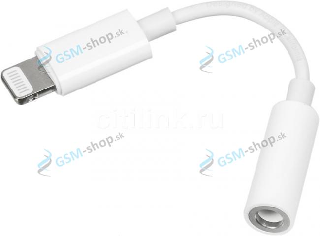 Audio adaptér MMX62ZM iPhone Lightning a 3,5mm biely blister Originál