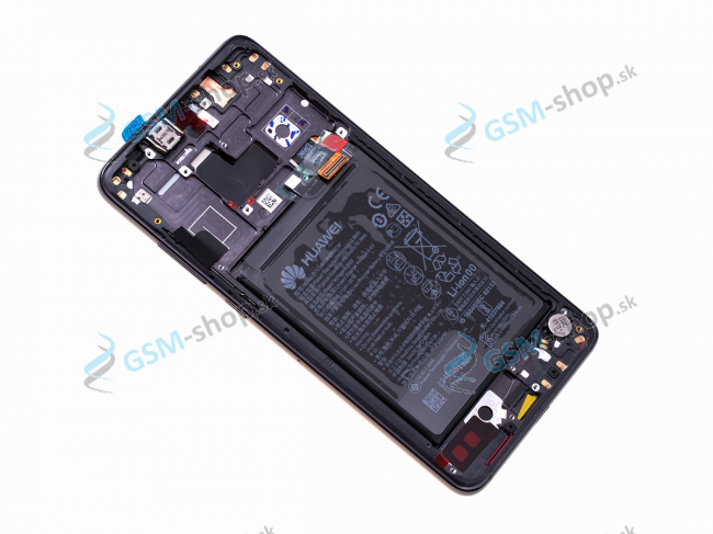 LCD displej Huawei Mate 20 a dotyk s krytom iernym Originl