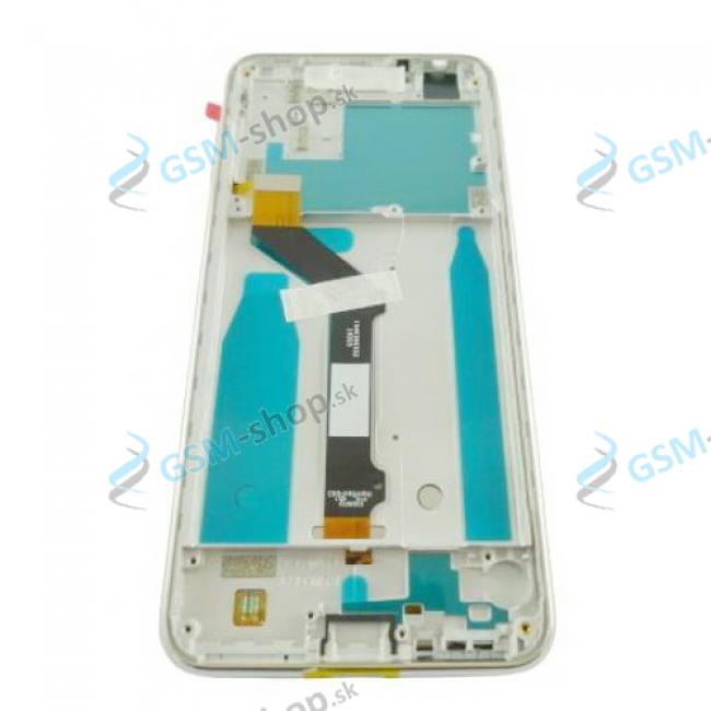 LCD displej Motorola One, One Lite a dotyk s krytom bielym Originl