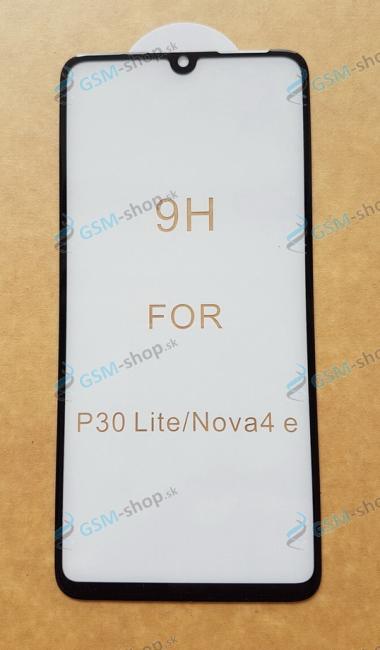 Tvrden sklo Huawei P30 Lite cel displej HARD 5D FULL GLUE ierne