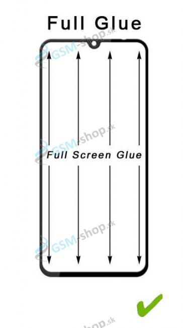 Tvrden sklo Samsung Galaxy A40 (A405) cel displej HARD 5D FULL GLUE ierne