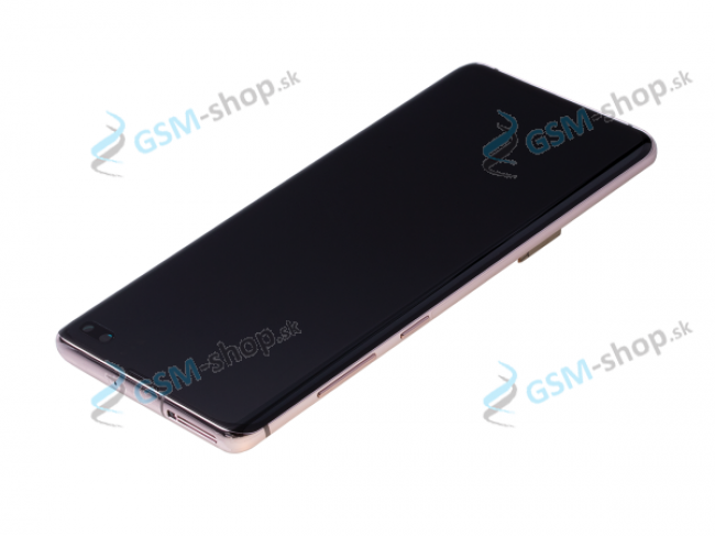LCD displej Samsung Galaxy S10 Plus (G975) a dotyk s krytom Ceramic White Originl