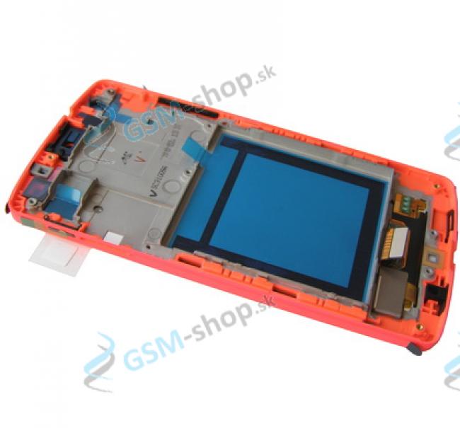 LCD LG D821 Nexus 5 a dotykov plocha s krytom ervenm Originl