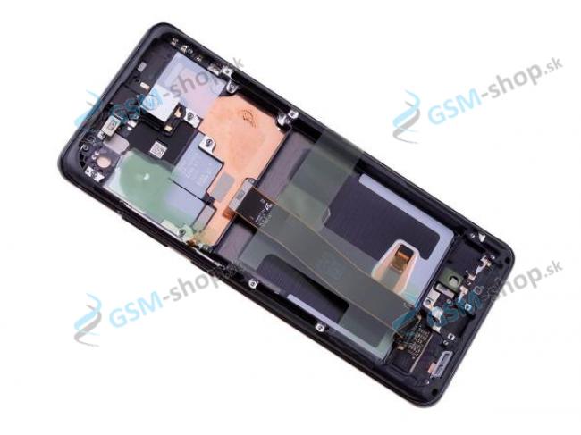 LCD displej Samsung Galaxy S20 Ultra (G987, G988) a dotyk s krytom iernym Originl