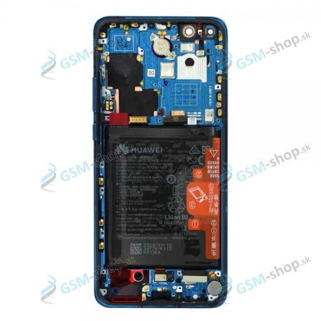 LCD displej Huawei P40 Pro a dotyk s krytom modrm Originl