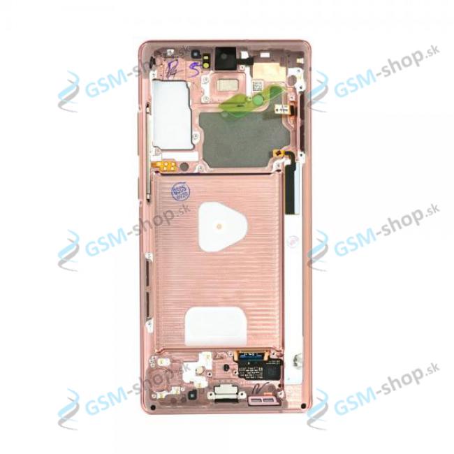 LCD displej Samsung Galaxy Note 20 (N980) a dotyk s krytom bronzovm Originl