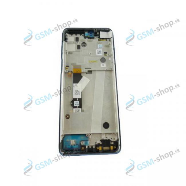 LCD displej Motorola Moto G 5G Plus (XT2075) a dotyk s krytom modrm Originl