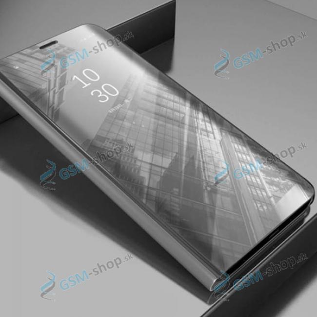Pzdro CLEAR VIEW Huawei P Smart 2021, Honor 10X Lite strieborn