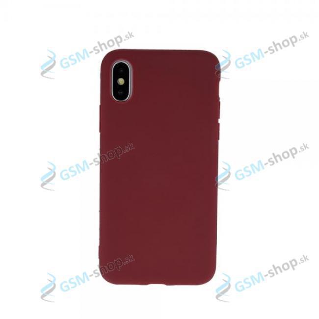 Pzdro silikn Samsung Galaxy A12, A12s, M12 Burgundy