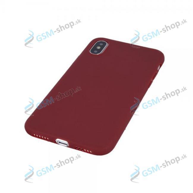 Pzdro silikn Samsung Galaxy A12, A12s, M12 Burgundy