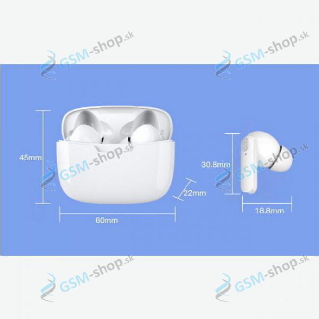 Bluetooth slúchadlá Air Pro TWS i20 univerzálne bezdrôtové biele