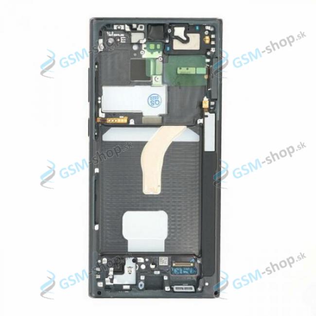 LCD displej Samsung Galaxy S22 Ultra (S908) a dotyk s krytom iernym Originl