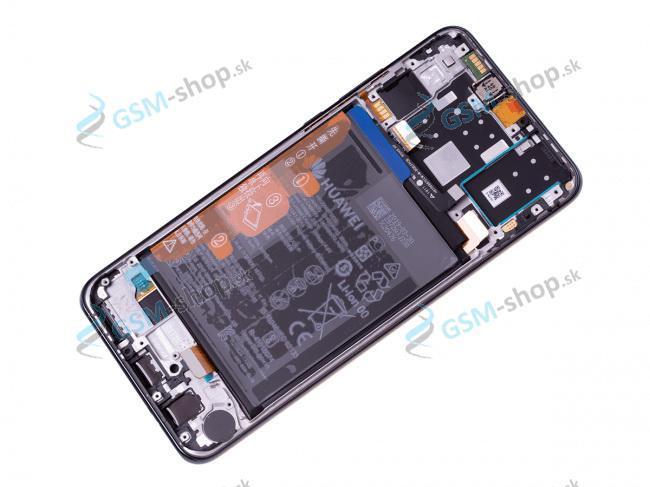 LCD Huawei P30 Lite New Edition 2020 (MAR-LX1A, MAR-L21BX) s krytom modrm Originl
