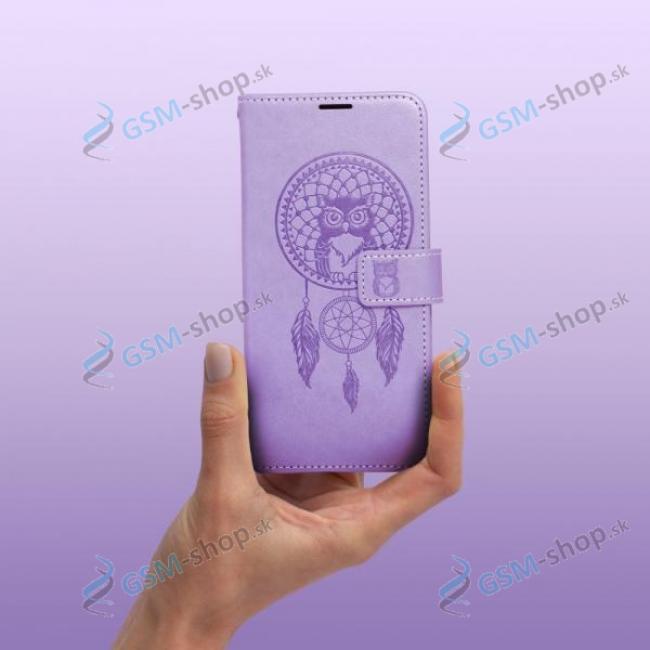 Pzdro MEZZO Samsung Galaxy A13 (A135) knika fialov Dreamcatcher