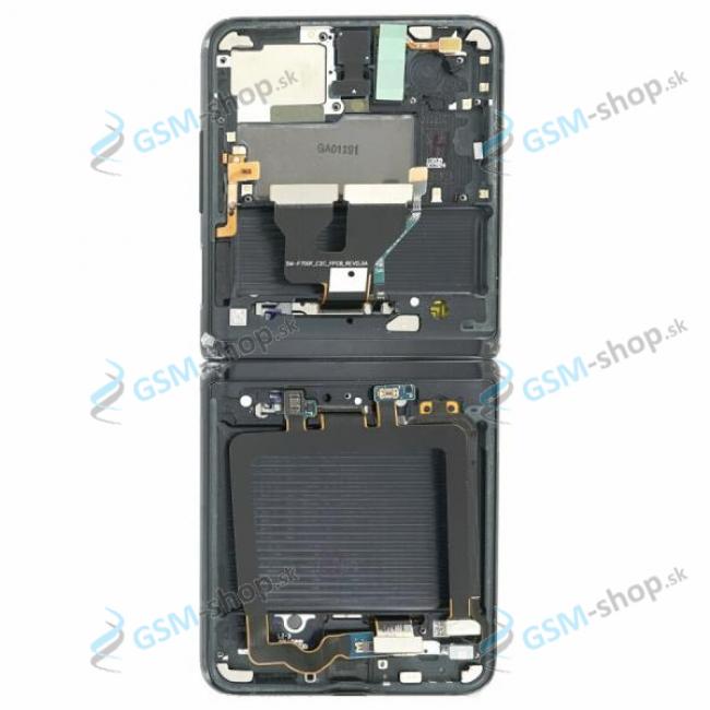 LCD displej Samsung Galaxy Z Flip (F700) a dotyk s krytom iernym Originl