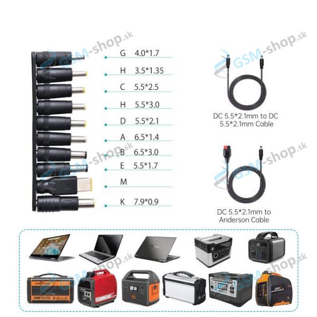 Cestovn skladacia solrna nabjaka CHOETECH (SC008) 120W 1 x USB TYP C a 2 x USB TYP A ierna