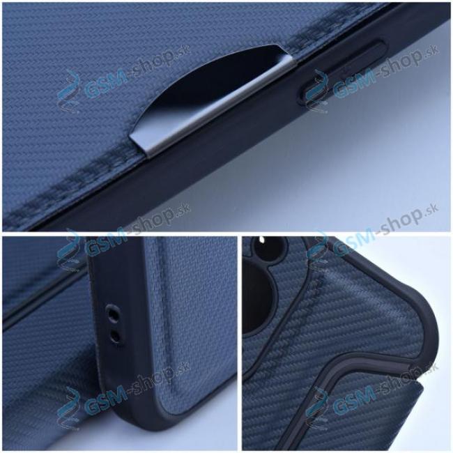 Pzdro RAZOR iPhone 14 knika magnetick Dark Blue