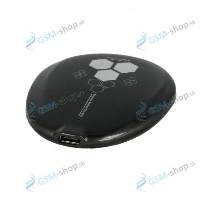 Magnetická bezdrôtová nabíjačka MagSafe  Qi C01 Fast charge 15W čierna