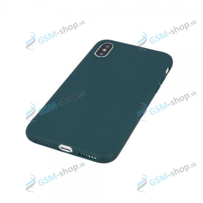 Pzdro silikn iPhone 14 Dark Green