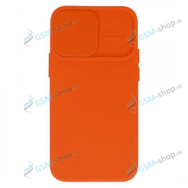 Púzdro CamShield silikón iPhone 14 Pro oranžové