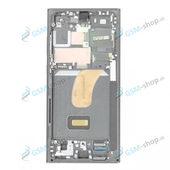 LCD displej Samsung Galaxy S23 Ultra (S918) a dotyk s krytom edm Originl