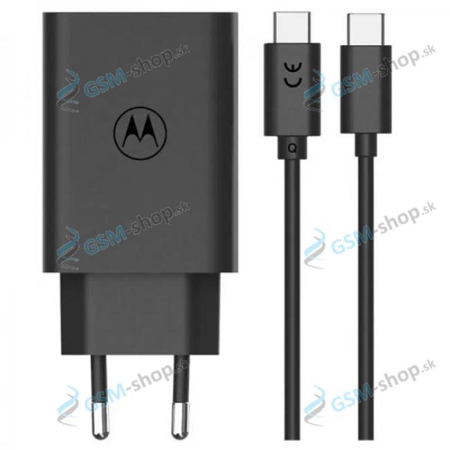 Nabíjačka Motorola TURBOPOWER SJMC302 USB-C čierna 30W Originál blister