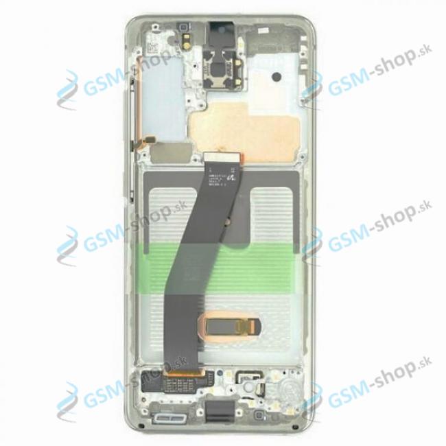 LCD displej Samsung Galaxy S20 (G980, G981) a dotyk s krytom bielym Originl (bez kamery)