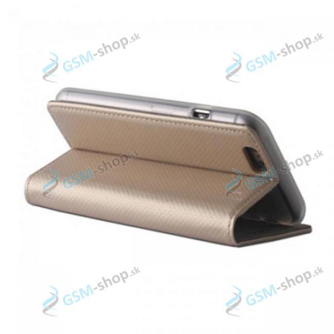 Pzdro Samsung Galaxy A40 (A405) knika magnetick zlat