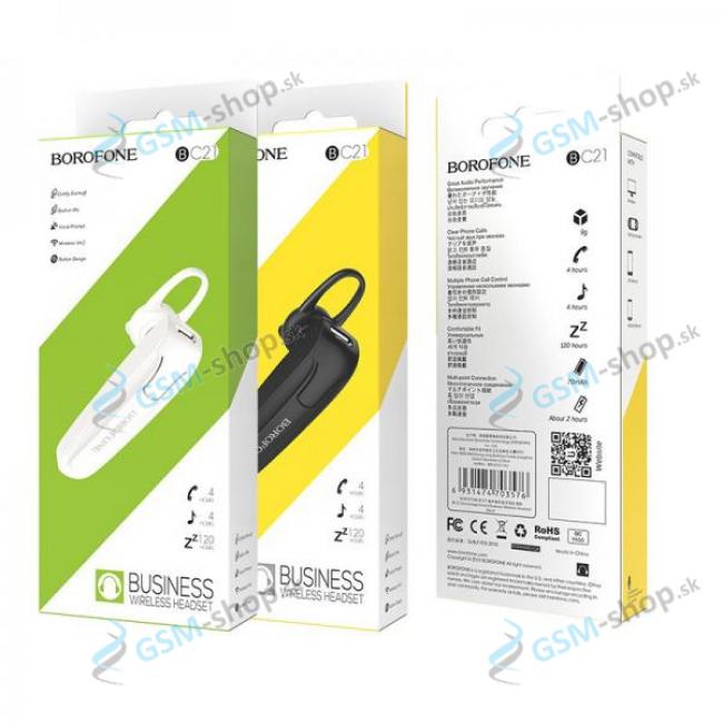 Bluetooth Headset BOROFONE BC21 Encourage Sound ierny