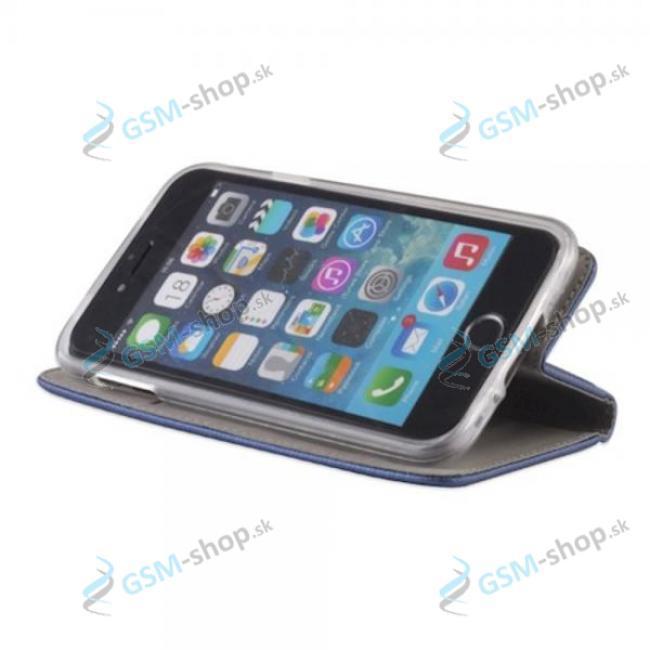 Pzdro iPhone 15 Pro knika magnetick modr