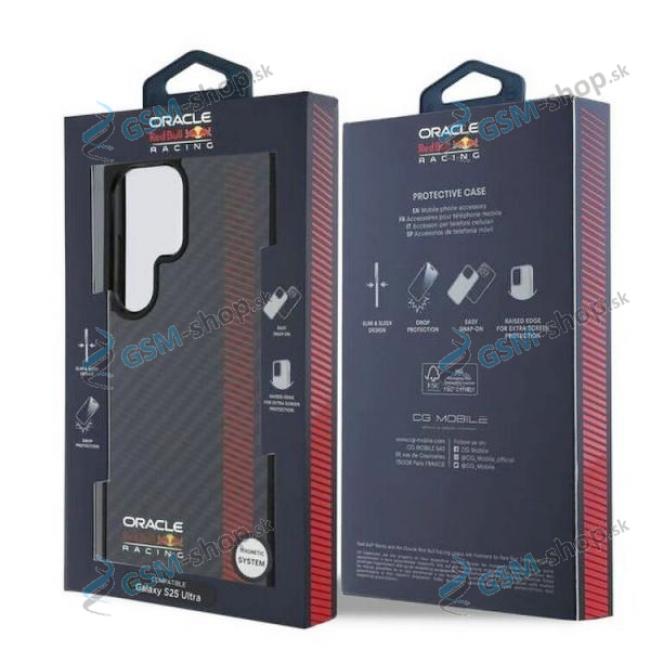 Pzdro Red Bull Powerbar RBHMS25L24CFGSMK Samsung Galaxy S25 Ultra (S938) Magsafe ierne