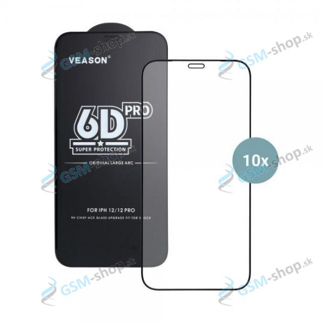 Tvrden sklo VEASON iPhone 14 Pro - PACK 10 ks ierne