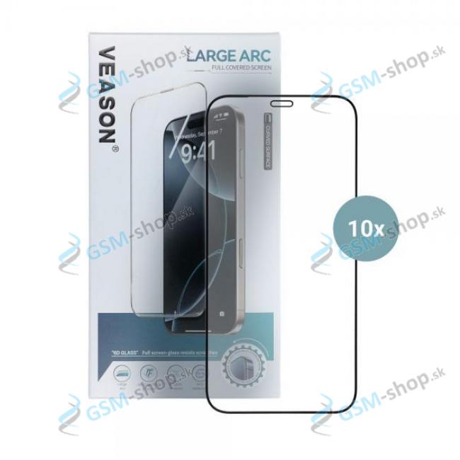Tvrden sklo VEASON iPhone 14 Pro - PACK 10 ks ierne