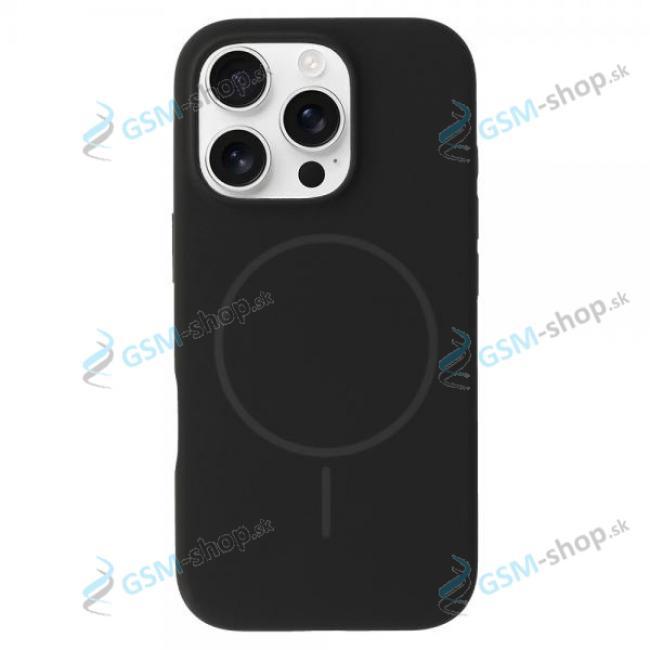 Pzdro silikn SLIM iPhone 16 MagSafe ierne