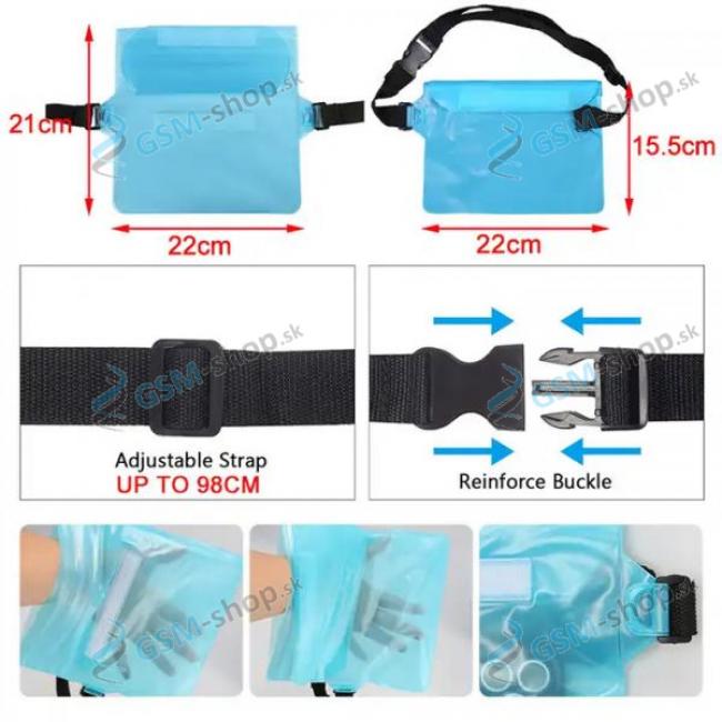 Vodeodoln taka TYP 3 (15,5x22 cm) s popruhom modr