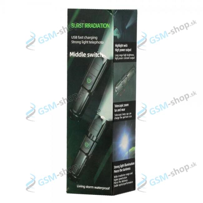 LED svietidlo Zoom B25 ierne