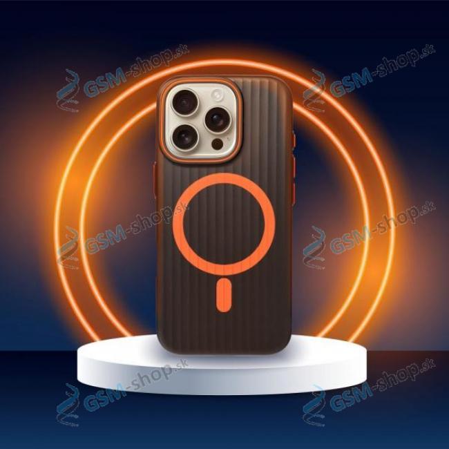 Pzdro silikn SIMPLY MAGSAFE iPhone 17 Pro titnovo ierne