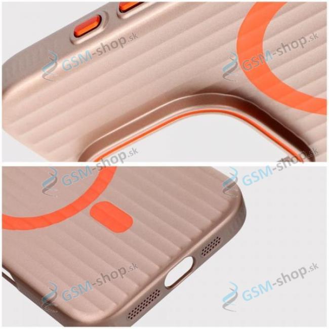 Pzdro silikn SIMPLY MAGSAFE iPhone 17 Pro zlat