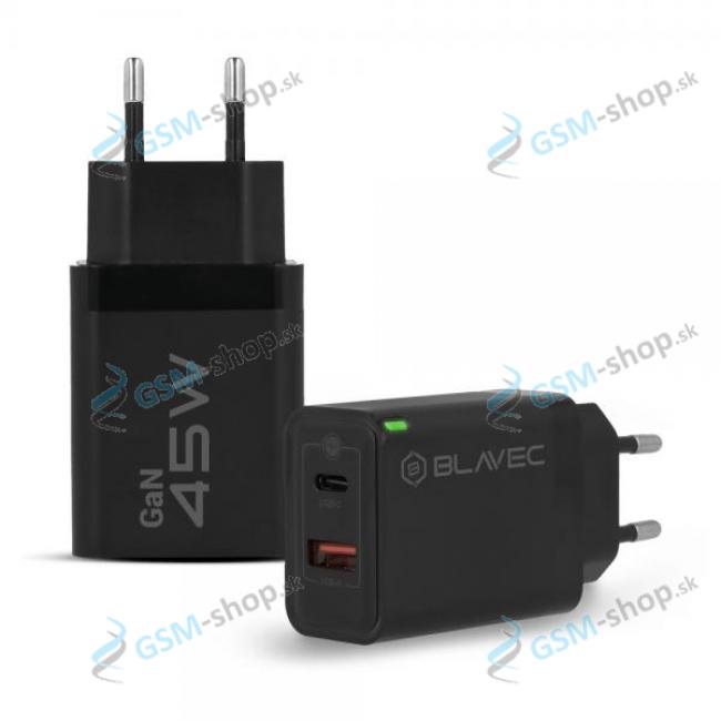 Nabjaka BLAVEC BC-5 GaN PD QC 45W USB a USB-C 3A ierna