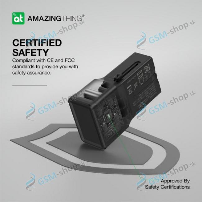 Cestovn adaptr AT EXPLORER Pro 4v1 USB a USB-C ierny