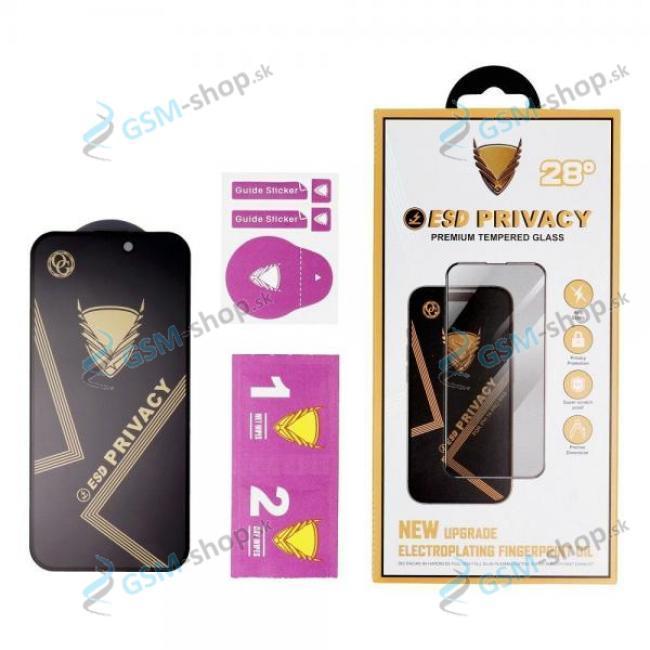 Tvrden sklo OG PRIVACY Samsung Galaxy A26 5G (A266) ierne