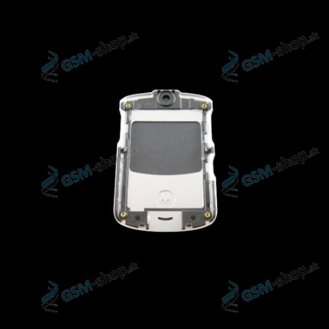 Kryt Motorola V3 predn strieborn OEM