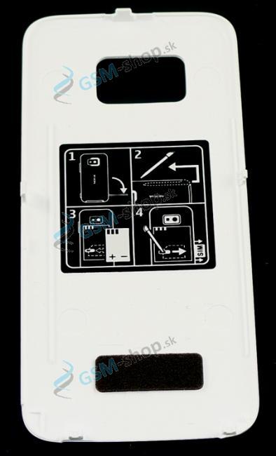 Kryt Nokia 5530 batrie bielomodr Originl