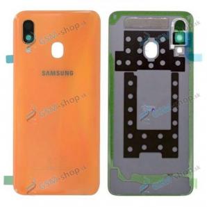 Kryt Samsung Galaxy A40 (A405) batérie oranžový Originál