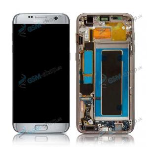 LCD displej Samsung Galaxy S7 Edge (G935F) a dotyk strieborný s krytom Originál