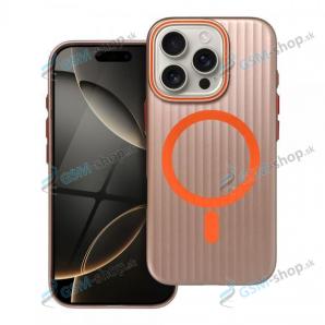 Pzdro silikn SIMPLY MAGSAFE iPhone 17 Pro zlat